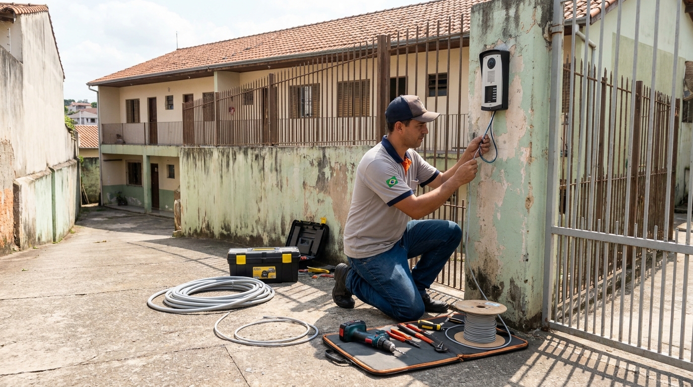 Instalação de Porteiro Eletrônico em Bauru‑SP