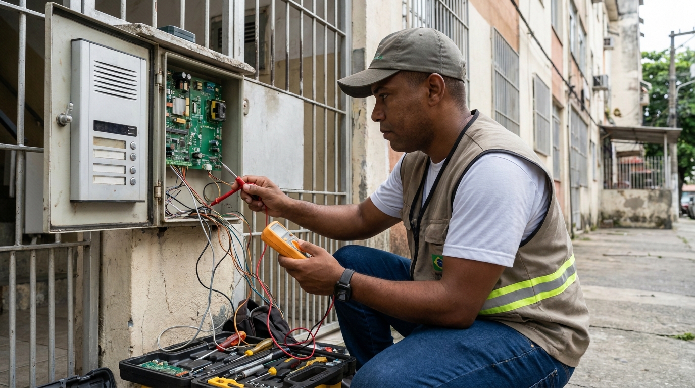 Reparo de Placa e Campainha em Bauru‑SP