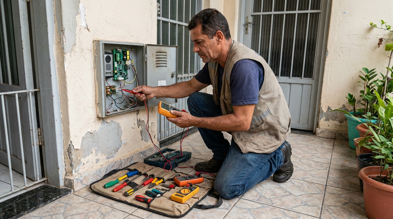 Troca de Fiação de Interfone em Bauru‑SP